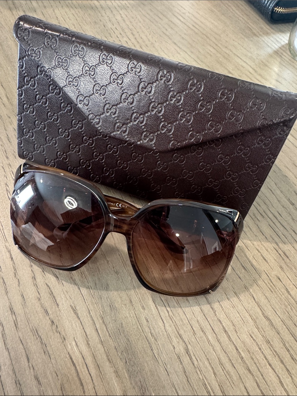 Gucci Bamboo Effect Sunglasses GG 3508/S Brown